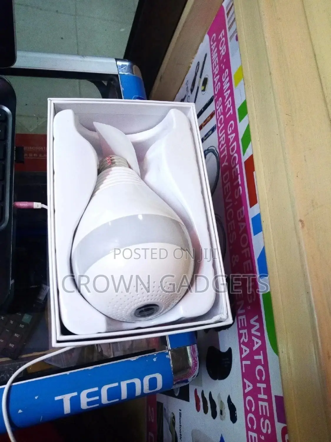 Hidden Spy Camera Bulb