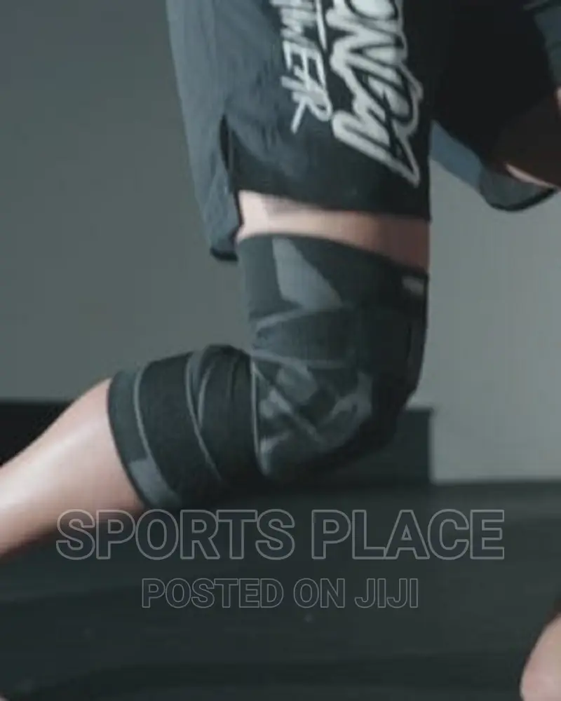 Knee Support Sleeve With Straps - Pair