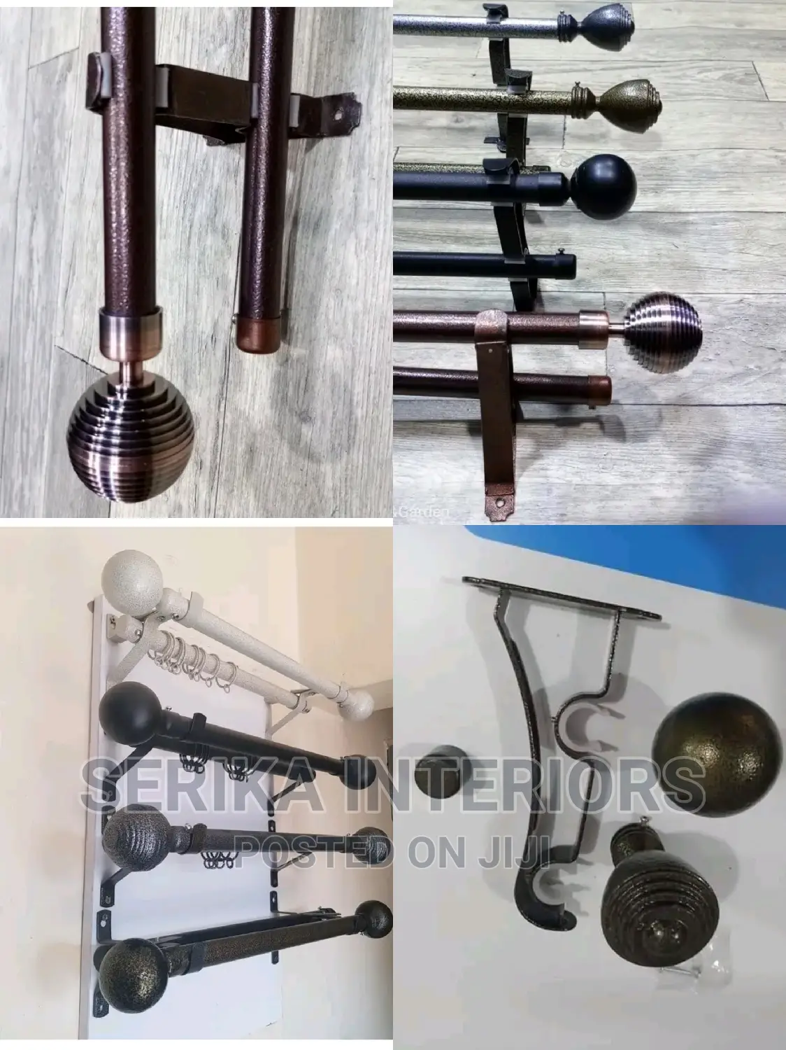 Jua Kali Powder Coated Curtain Rods Jua Kali Curtain Rods