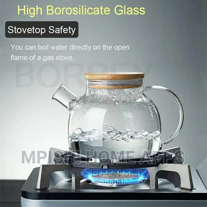Borosilicate Glass Teapot 1ltrs