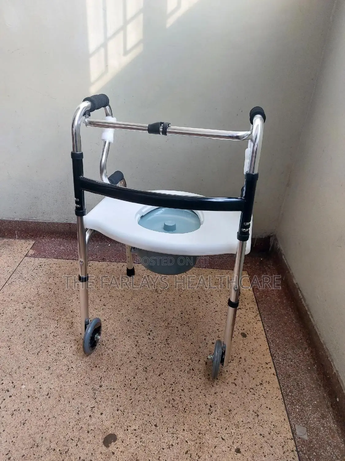 Walking Frame With Seat and Commode.