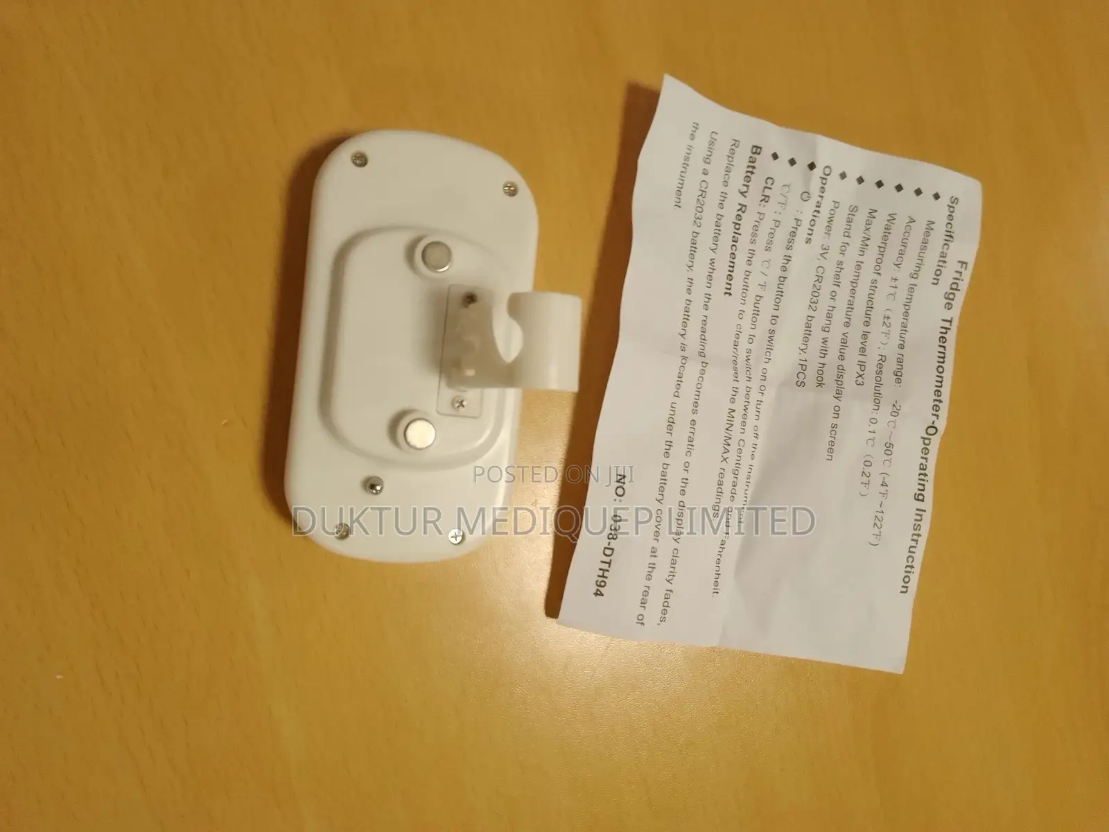 Digital Magnetic (Vaccine) Fridge Thermometer