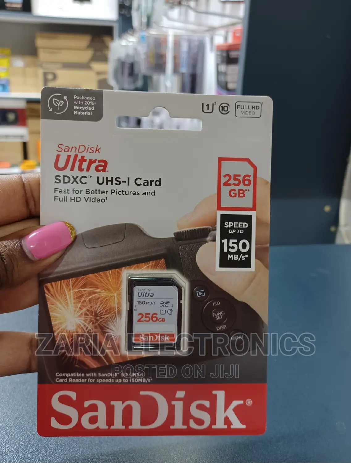 Sandisk 256gb Sd Card Ultra for Camera