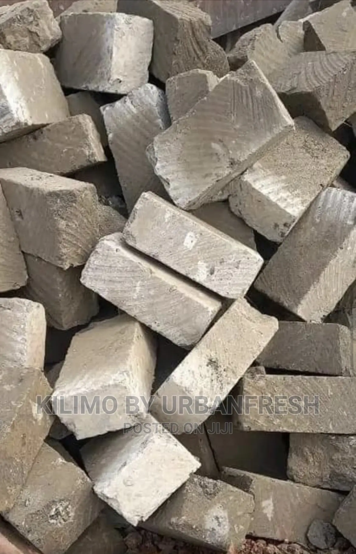 Machine Cut Stones. 6x9 and 9x9. Available for 1000pcs