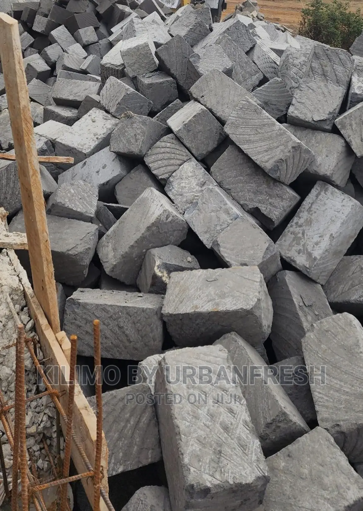 Machine Cut Stones. 6x9 and 9x9. Available for 1000pcs