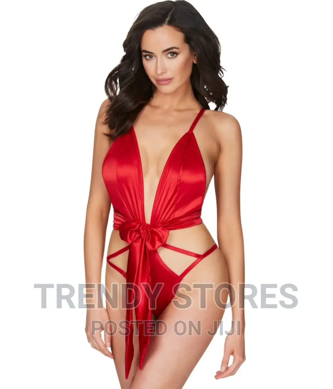 Open Back Bodysuit Crotchless Lingerie