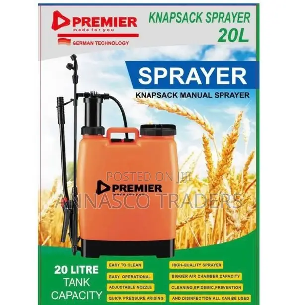 QUALITY Premier Manual Knapsack Sprayer 20ltrs