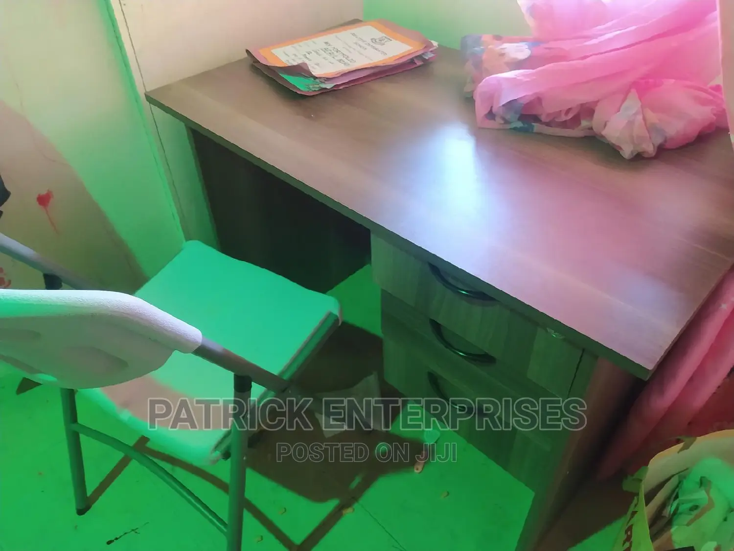 1 MTRS Study Desk Plus Foldable Study Chair