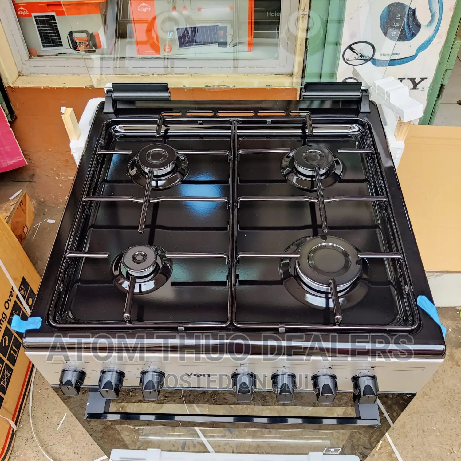 Von 60CM*60CM. 4GAS C-Cup Burners. Electric Oven 