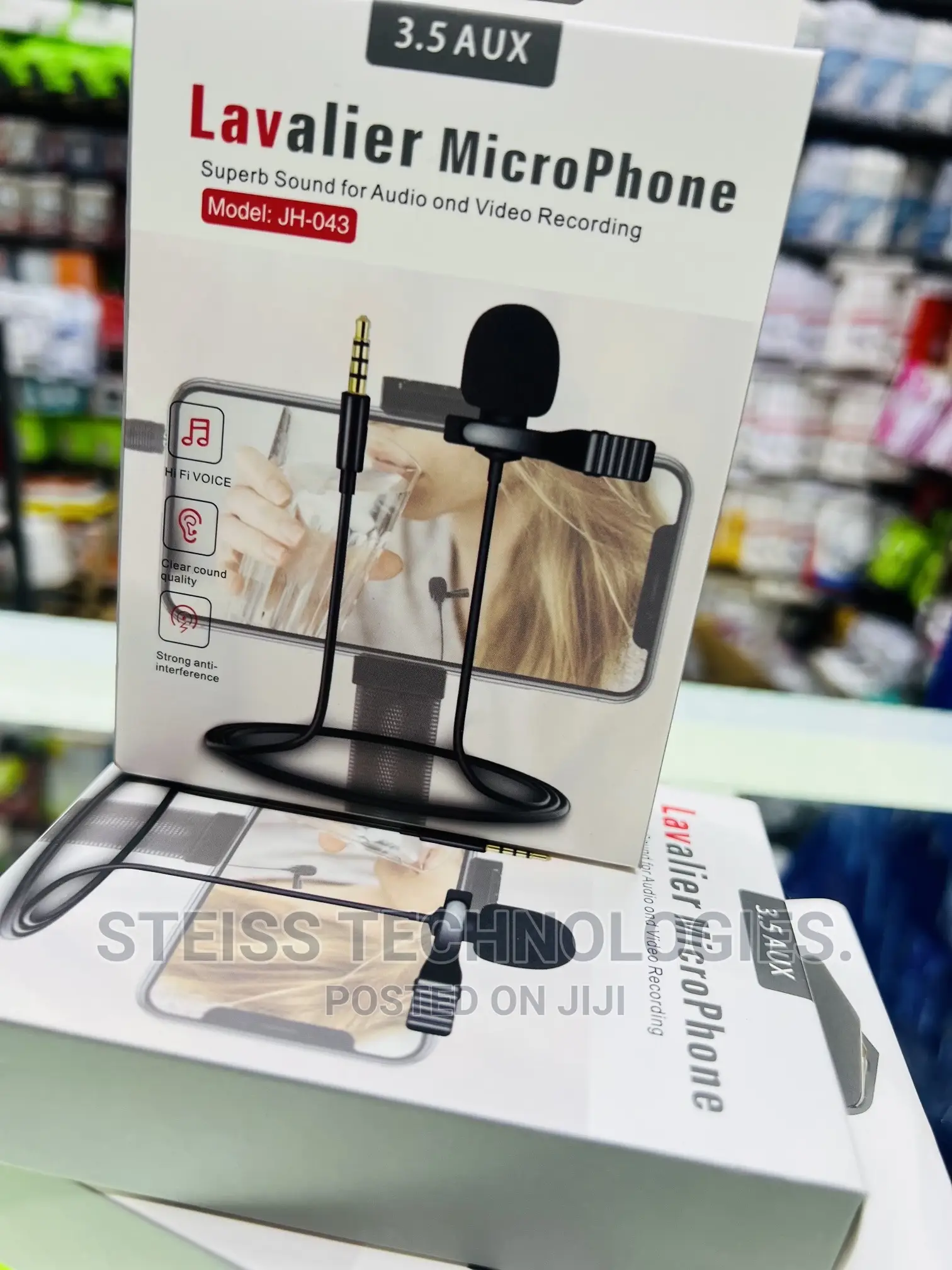 Lavalier Microphone Audio Jack