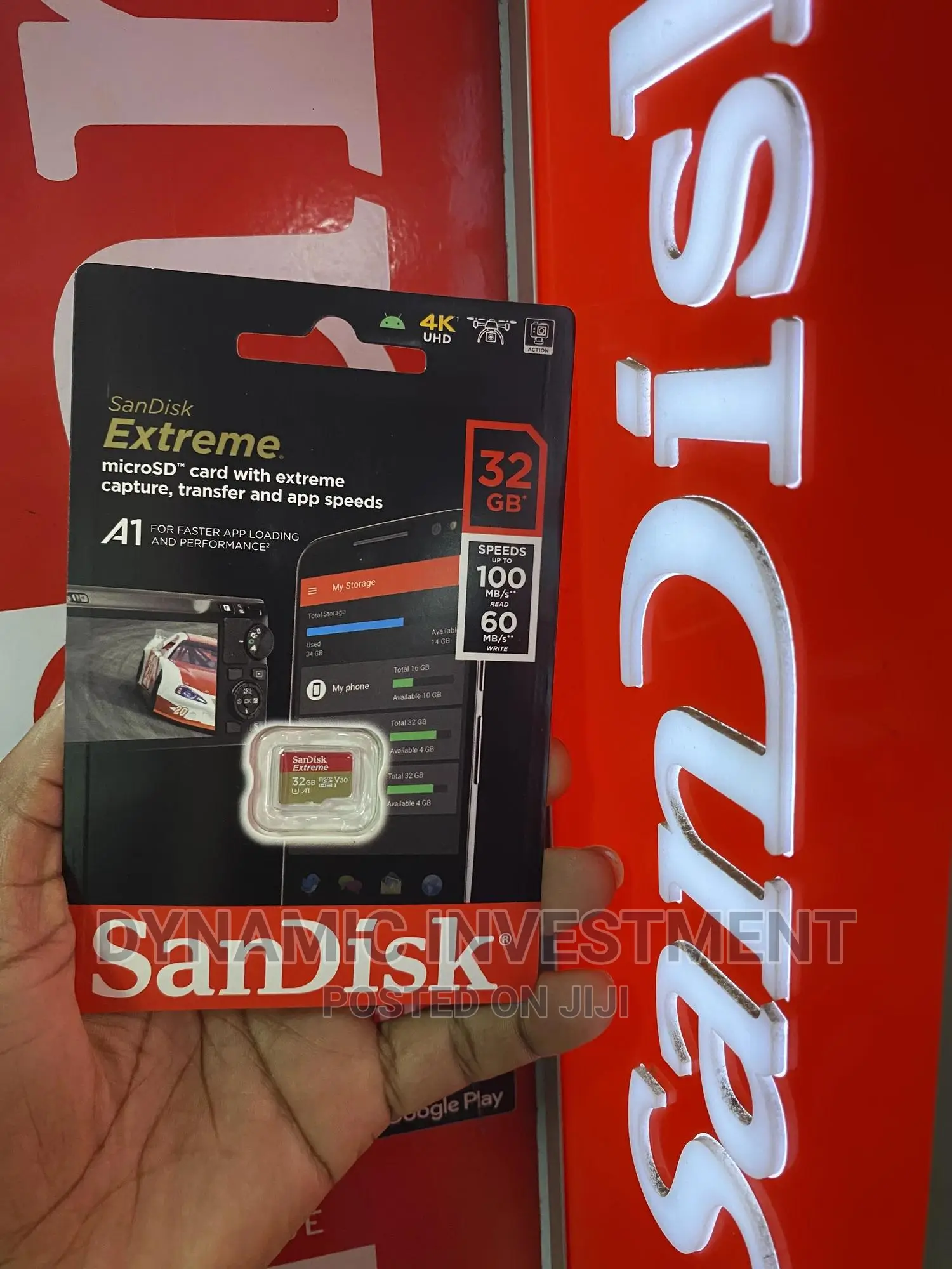 Sandisk 32GB Extreme Microsdhc UHS-I Memory Card