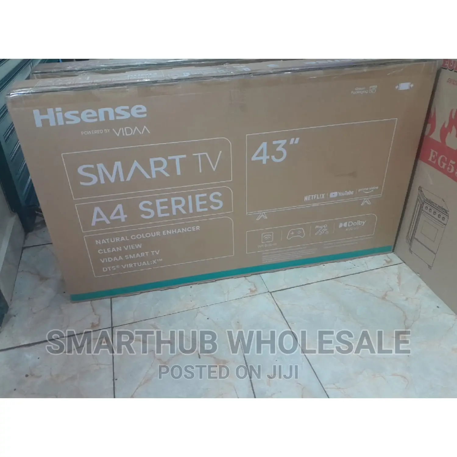Hisence 43 Smart Frameless Tv A4g Series Tv