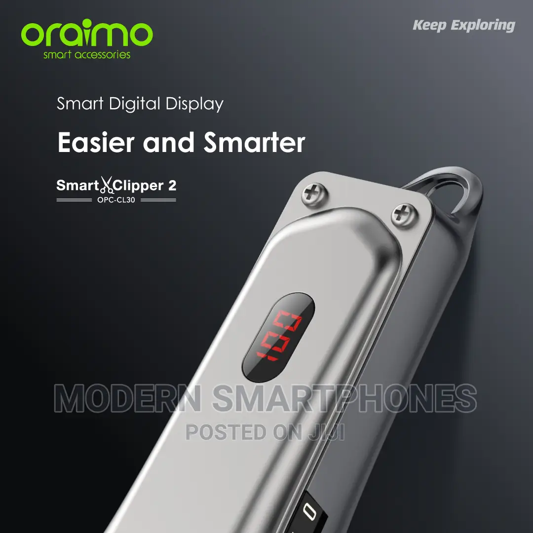 Oraimo Smartclipper2 Super Hair Clipper 150-Min Working