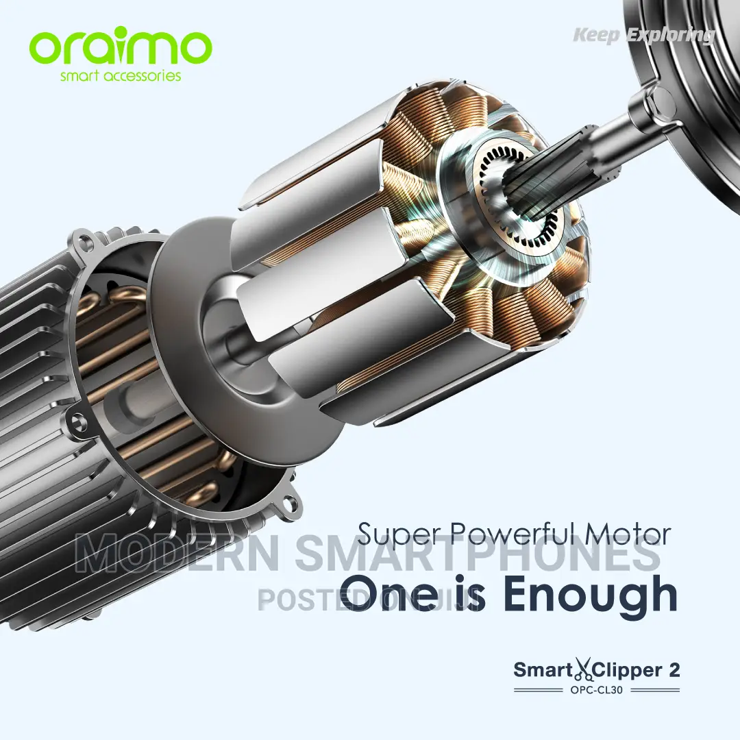 Oraimo Smartclipper2 Super Hair Clipper 150-Min Working