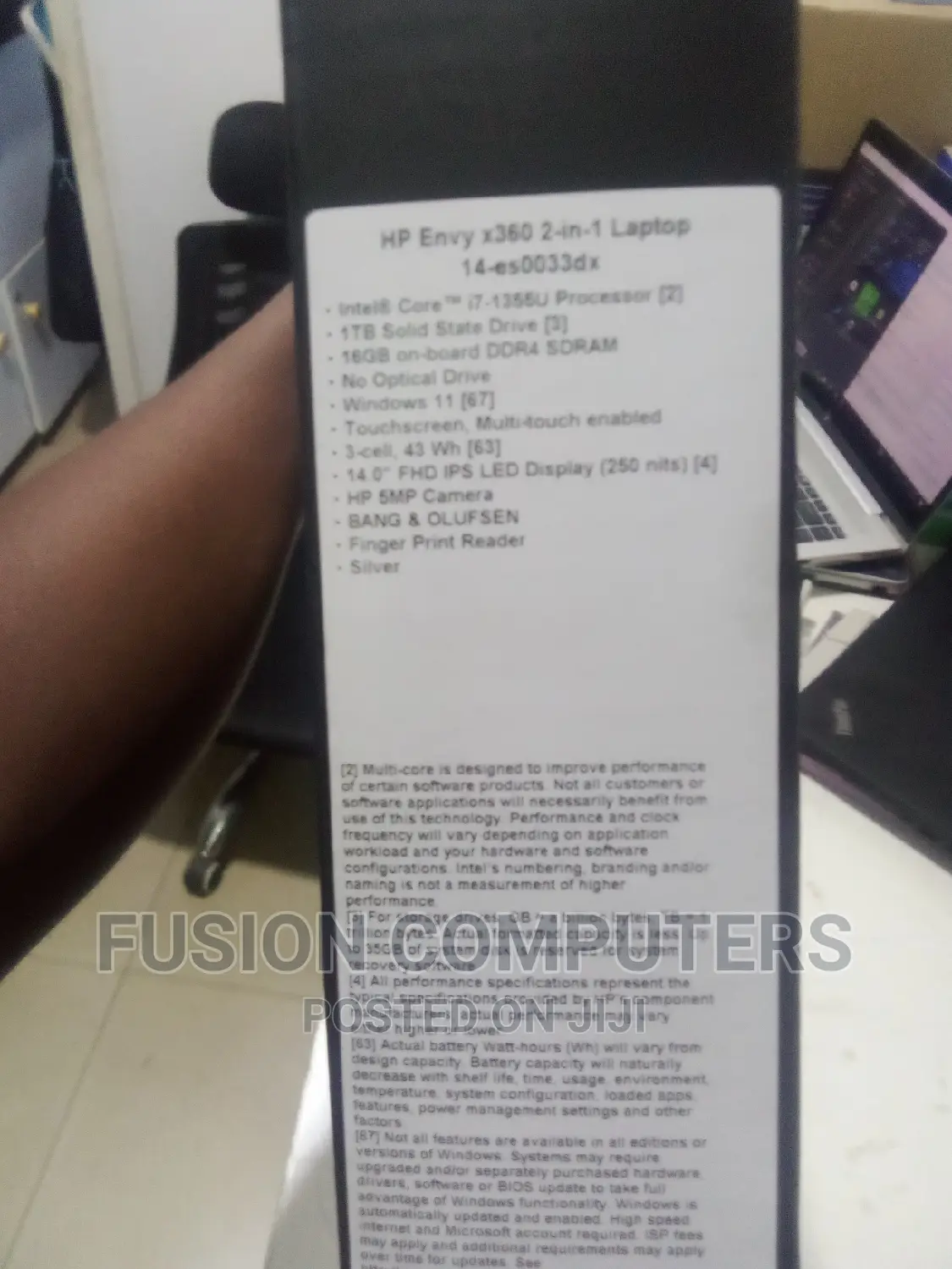 New Laptop HP Envy X360 16GB Intel Core I7 SSD 1T