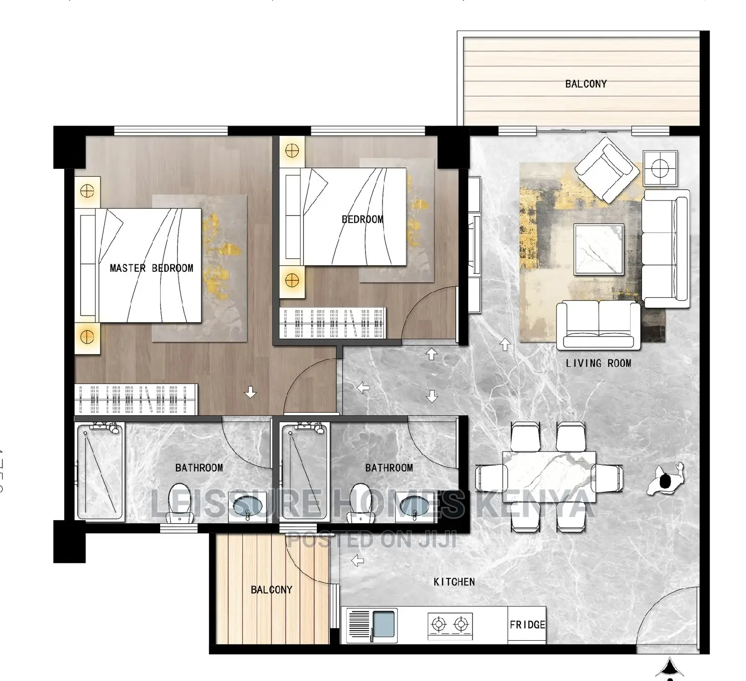 1bdrm Apartment In Kileleshwa For Sale
