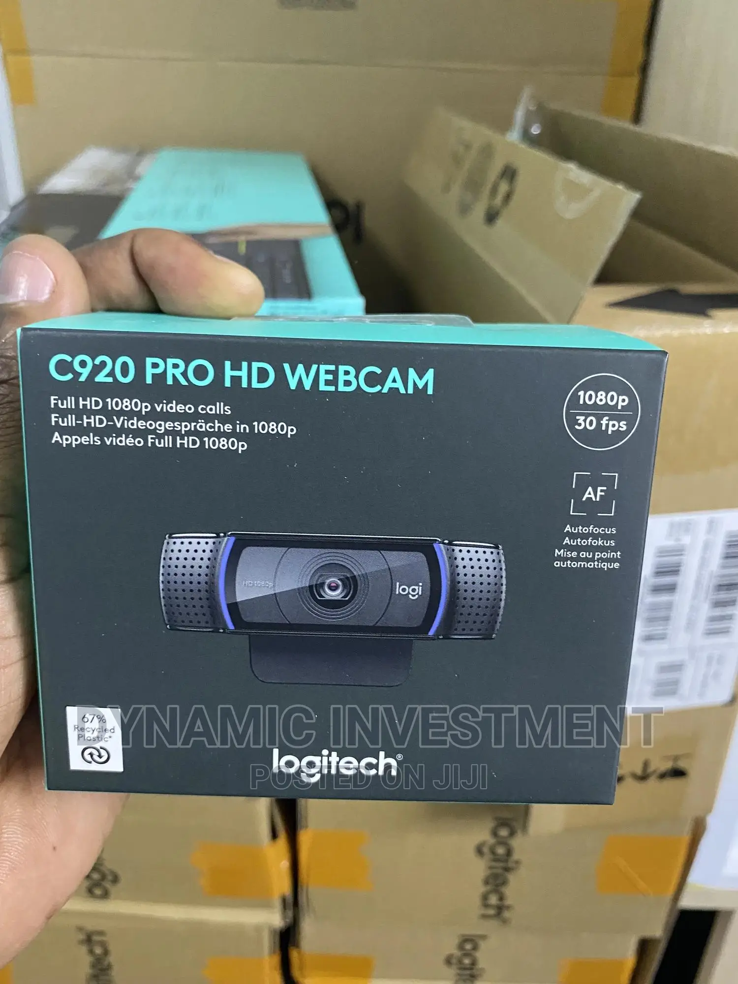 Logitech C920 HD Pro Webcam for Windows, Mac, and Chrome OS