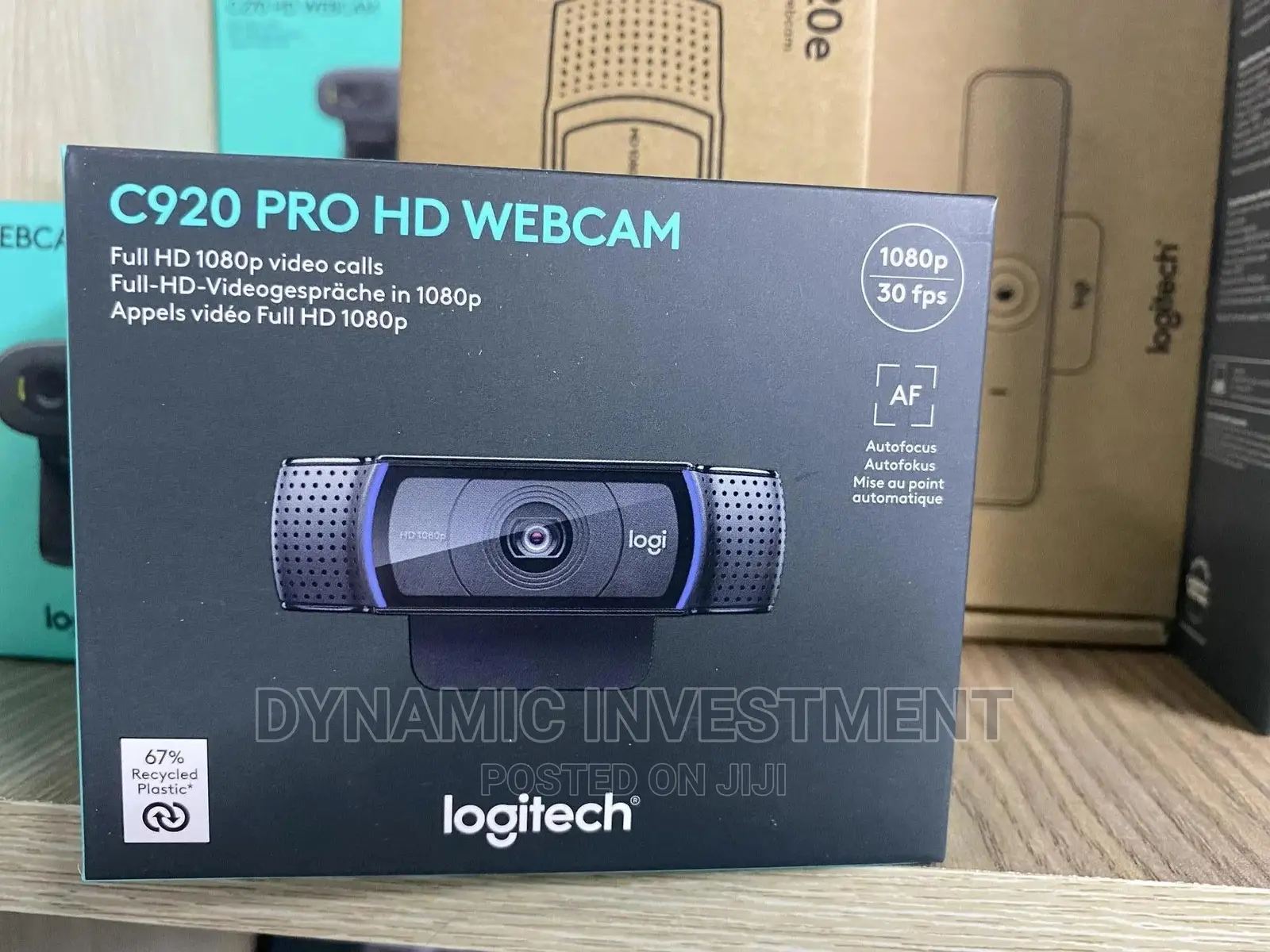 Logitech C920 HD Pro Webcam for Windows, Mac, and Chrome OS