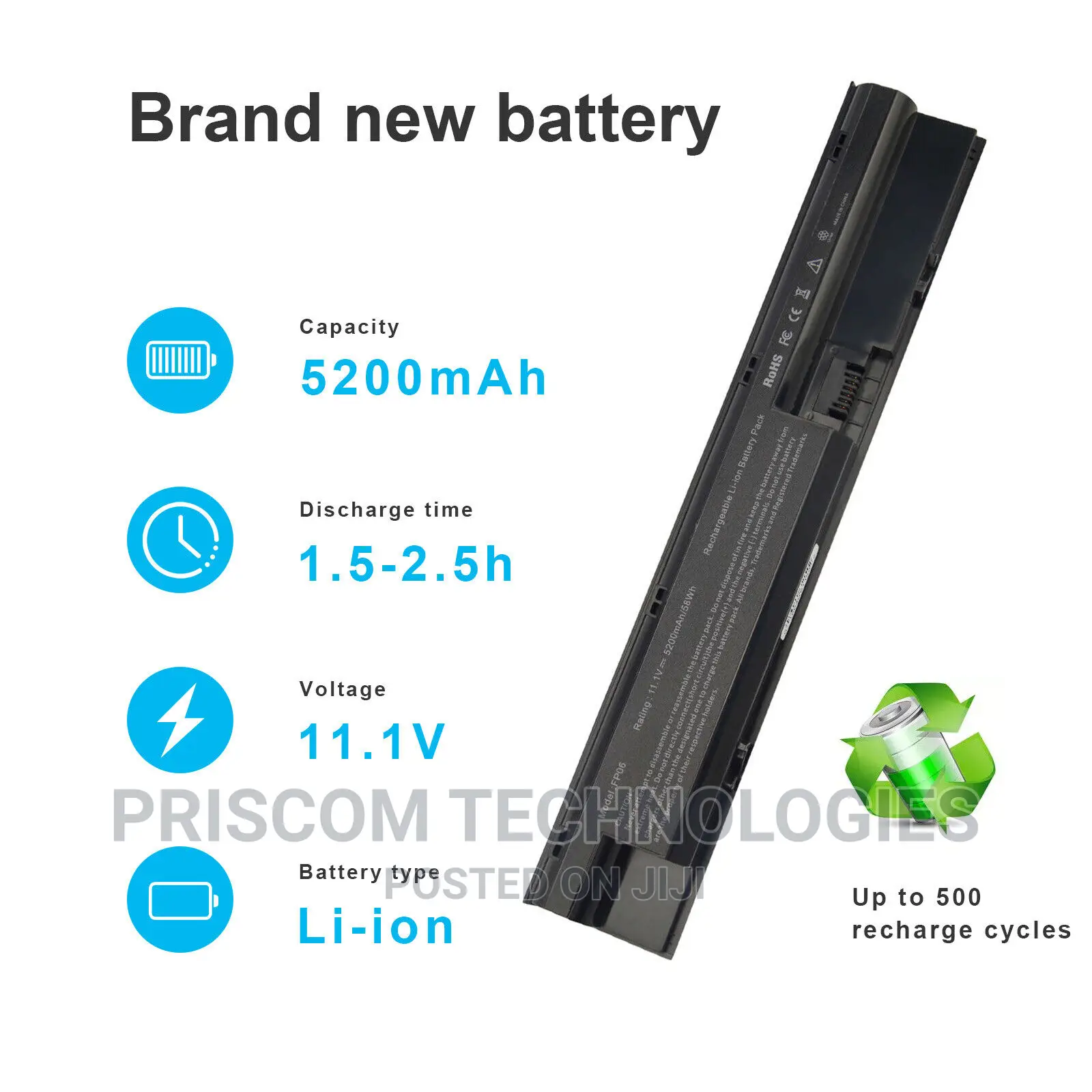 FP06 FP09 Battery for HP Probook 440 450 445 470-