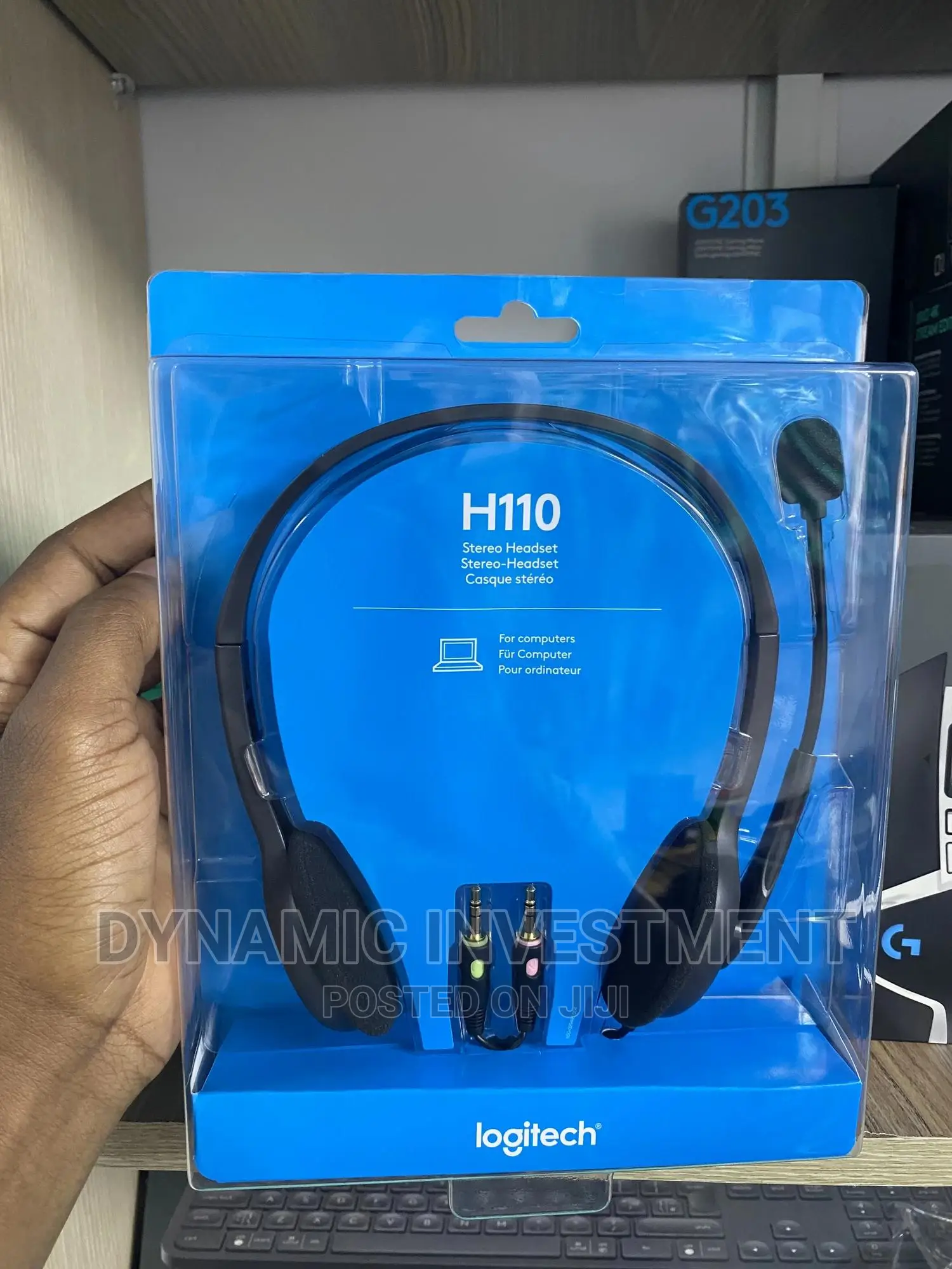 Logitech H110 Wired Headset for PC/Mac/Laptop