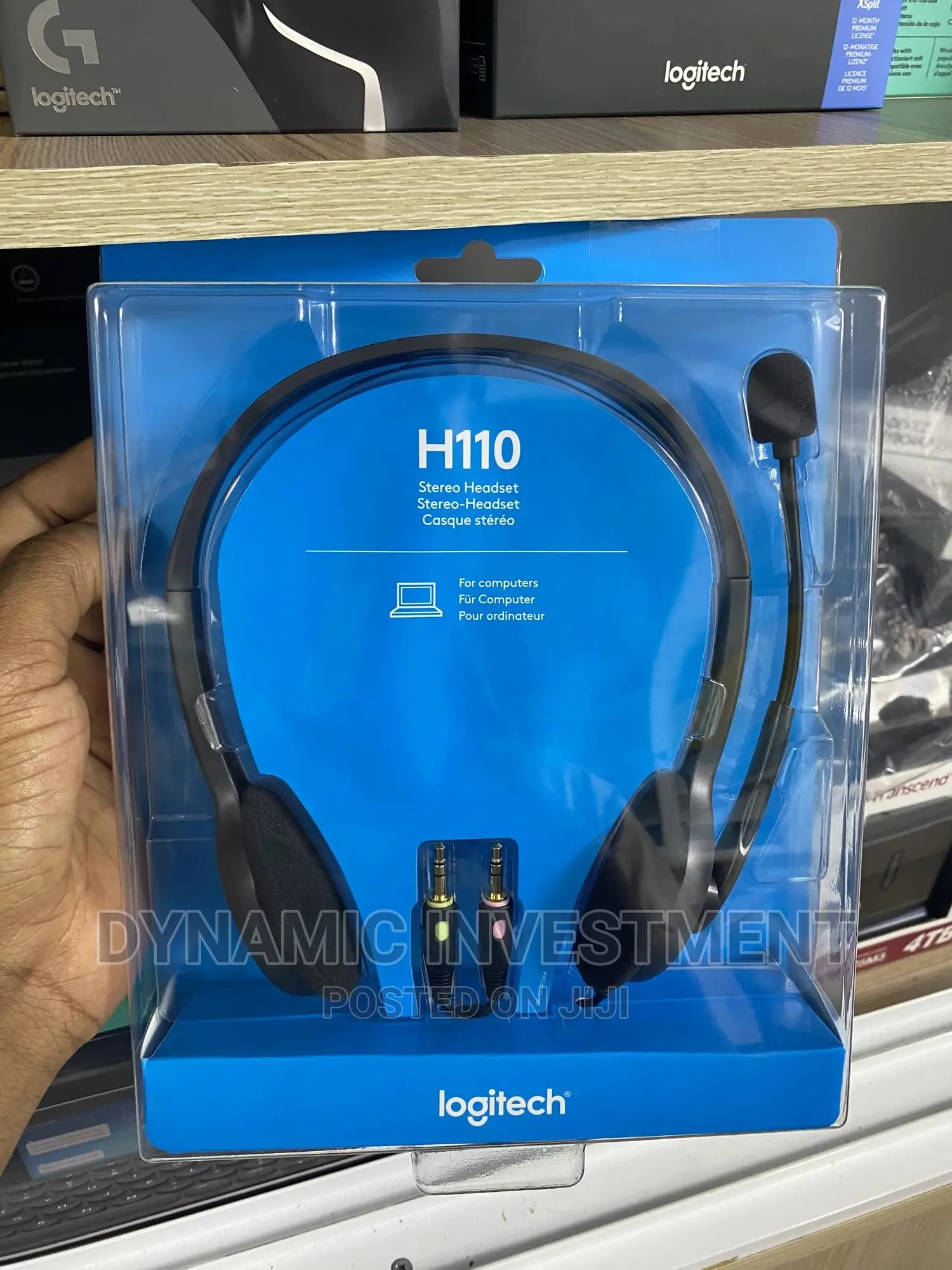 Logitech H110 Wired Headset for PC/Mac/Laptop