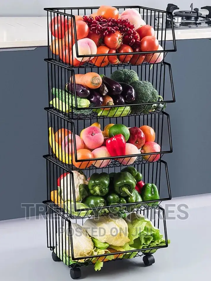 5 Tier Multipurpose Metallic Rack