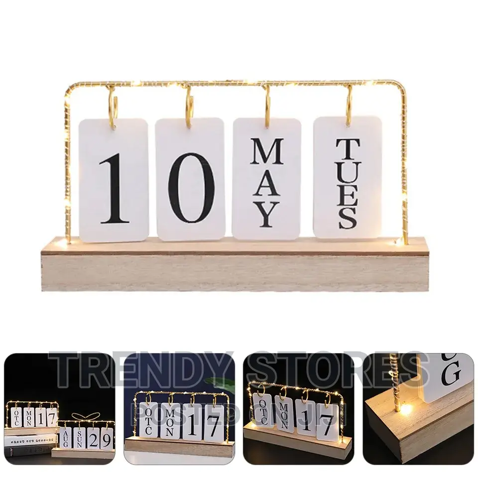 Flip Calendar Led Home Decoration