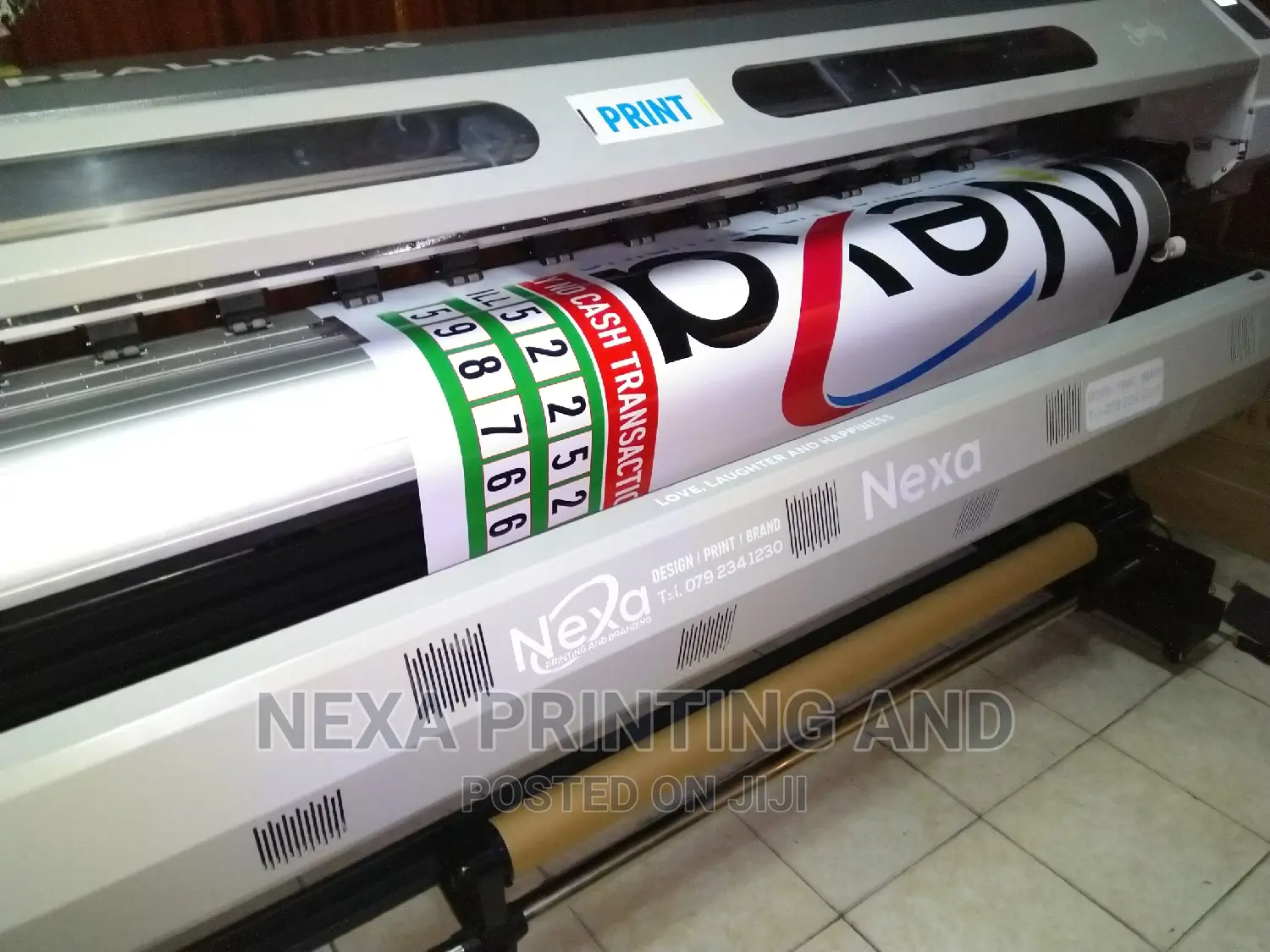 Banner and Sticker.
