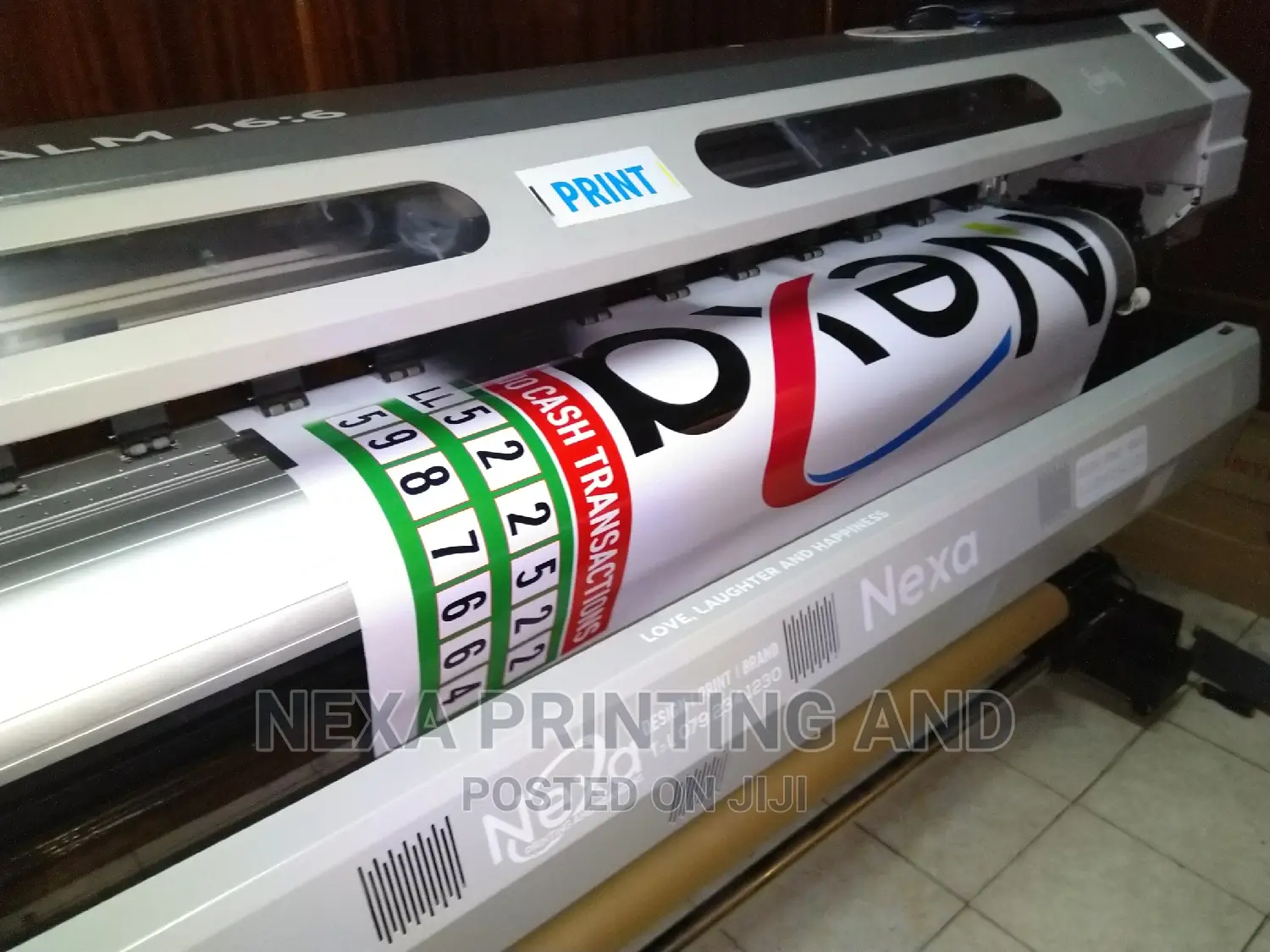 Banner and Sticker.