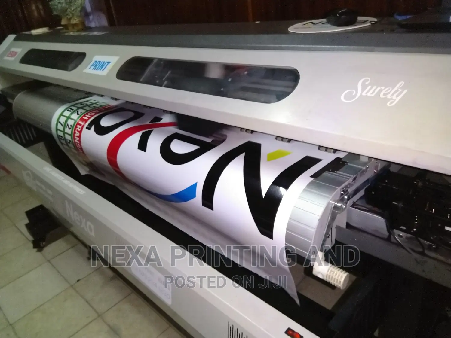 Banner and Sticker.