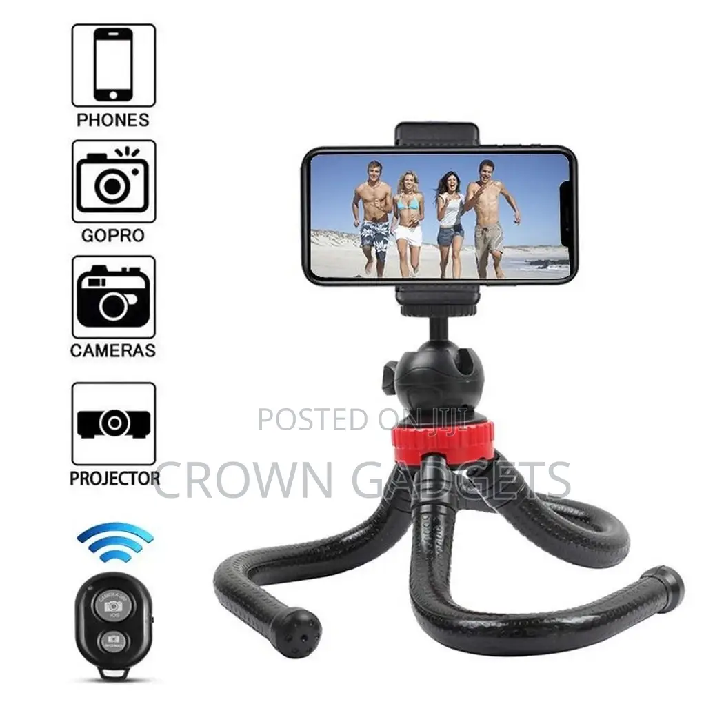 Flexible Folding Octopus Tripod for Mobile Smartphones