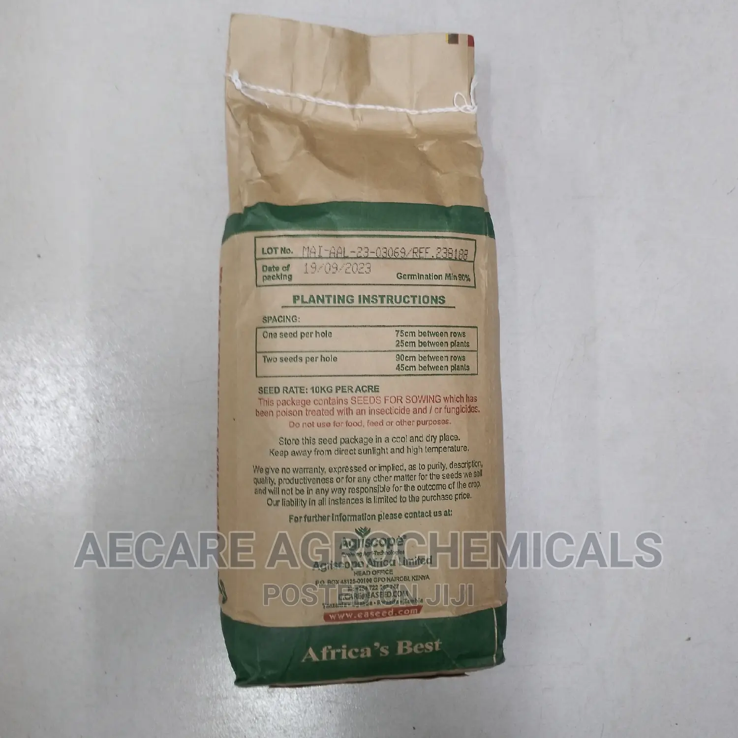 Maize Seeds Tosheka Mh - 401 2kg
