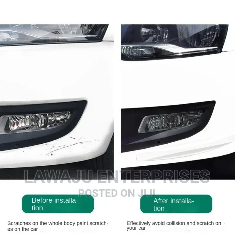 2 Piece Car Bumper Protection Strip