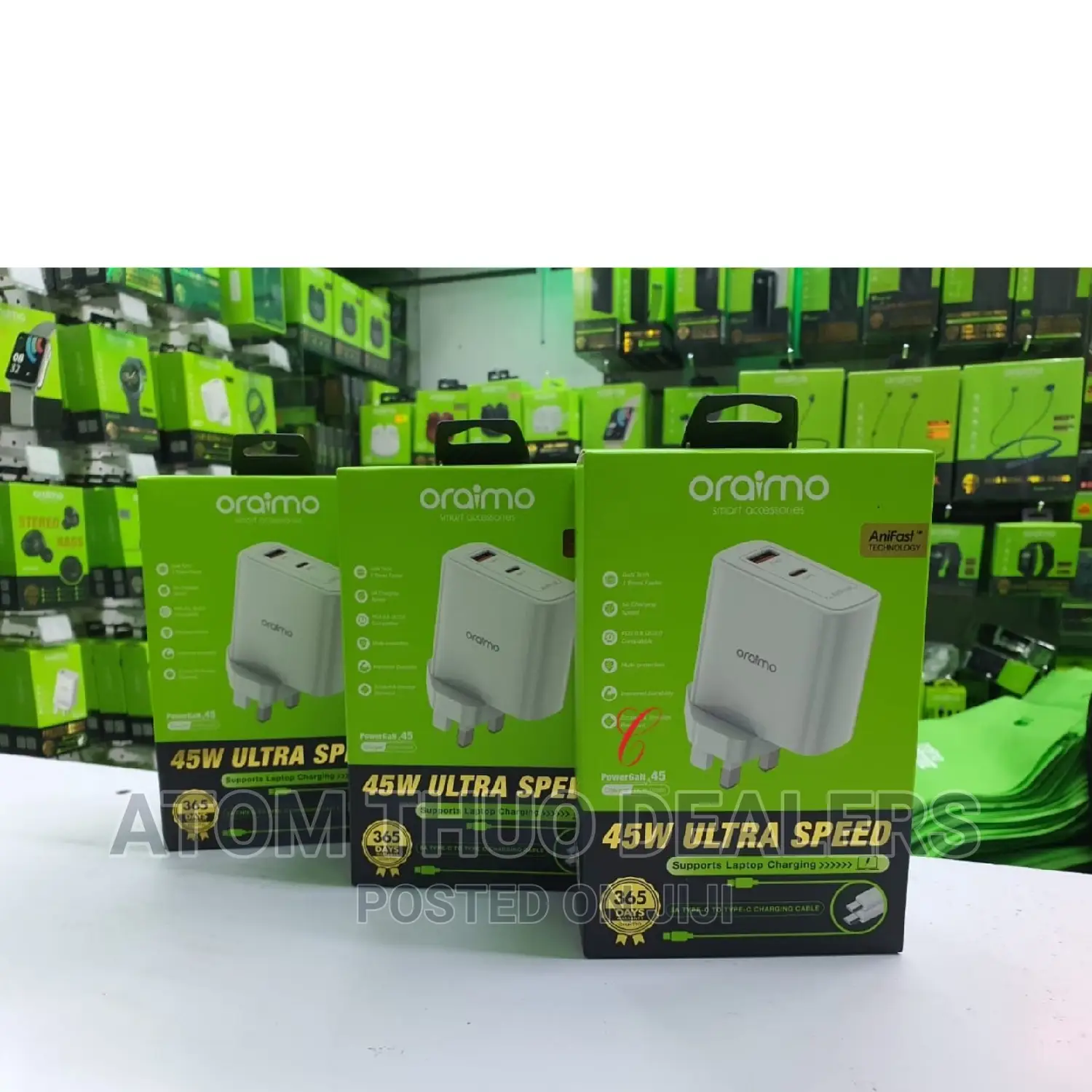 Oraimo 65W Charger 