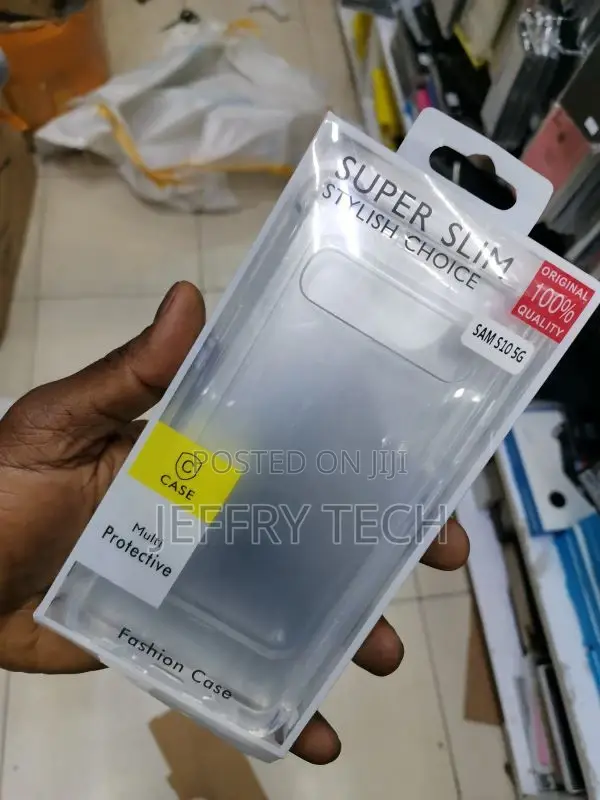Shockproof TPU Gel Cover Samsung Galaxy S10 | Clear