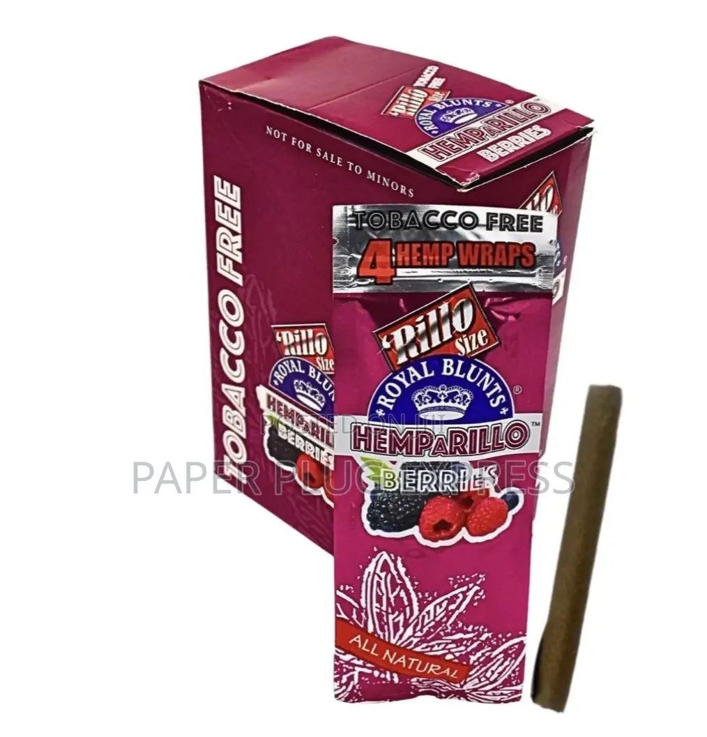 Royal Blunts Hemparillo Flavored Hemp Wraps - 4 Wrap Pack