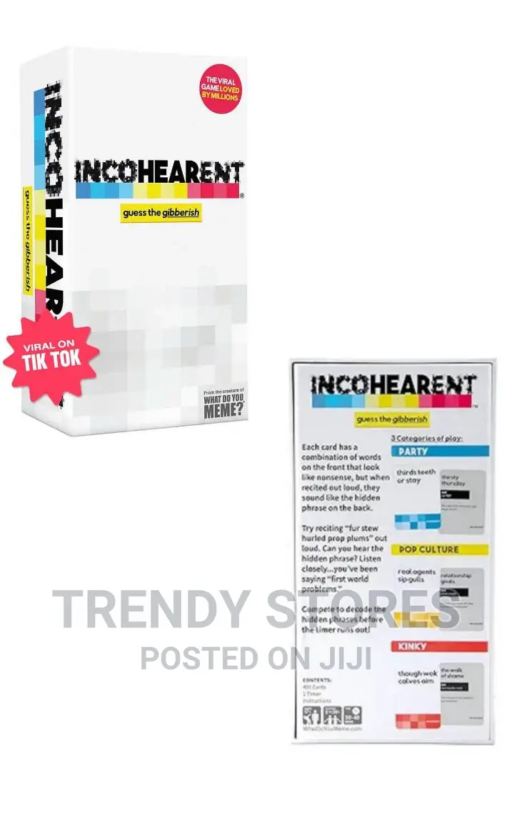 Incohearent Card Game