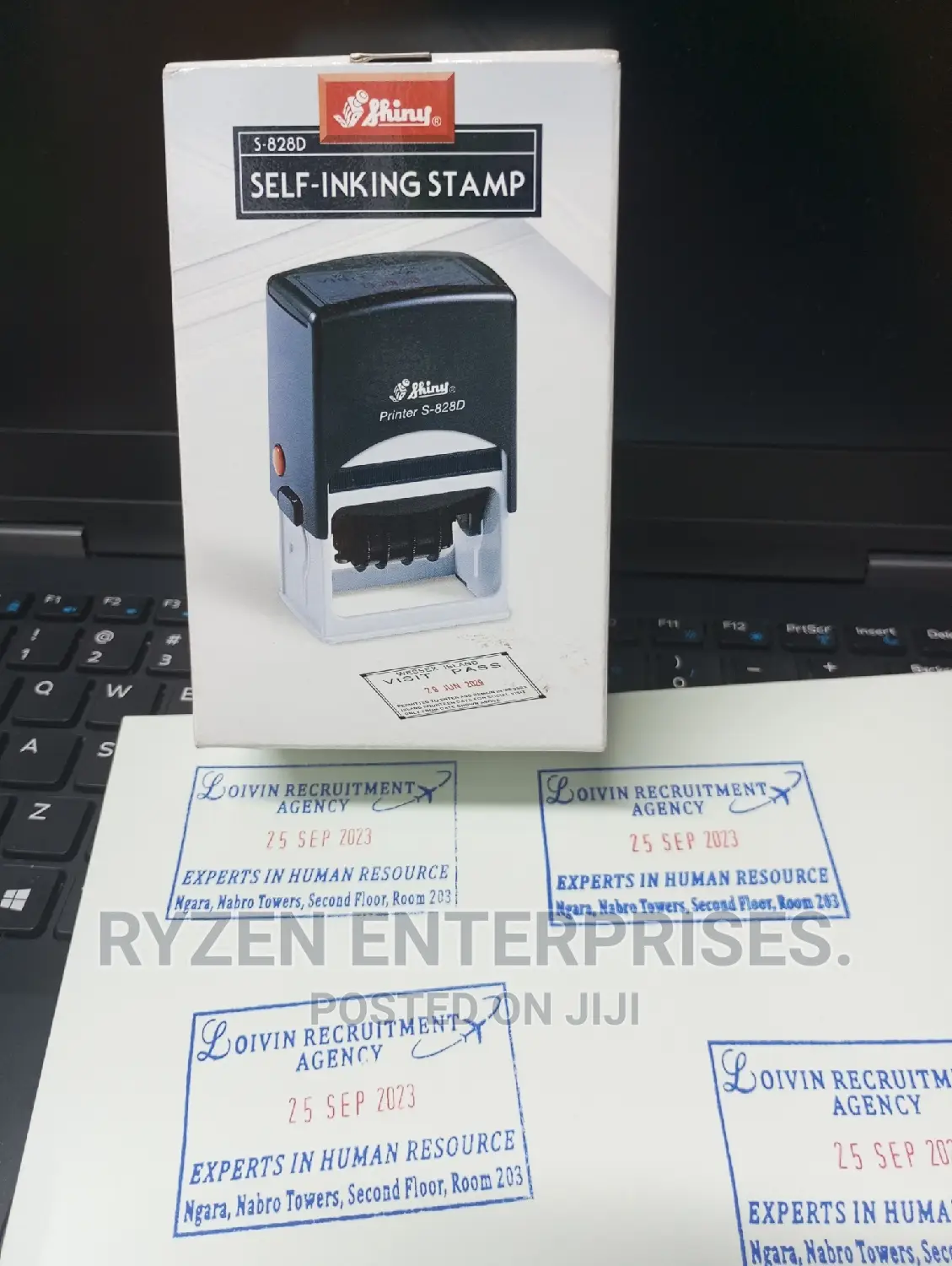 Selfinking Stamp With Logo/ Logo Selfinking Stamp/Selfinking