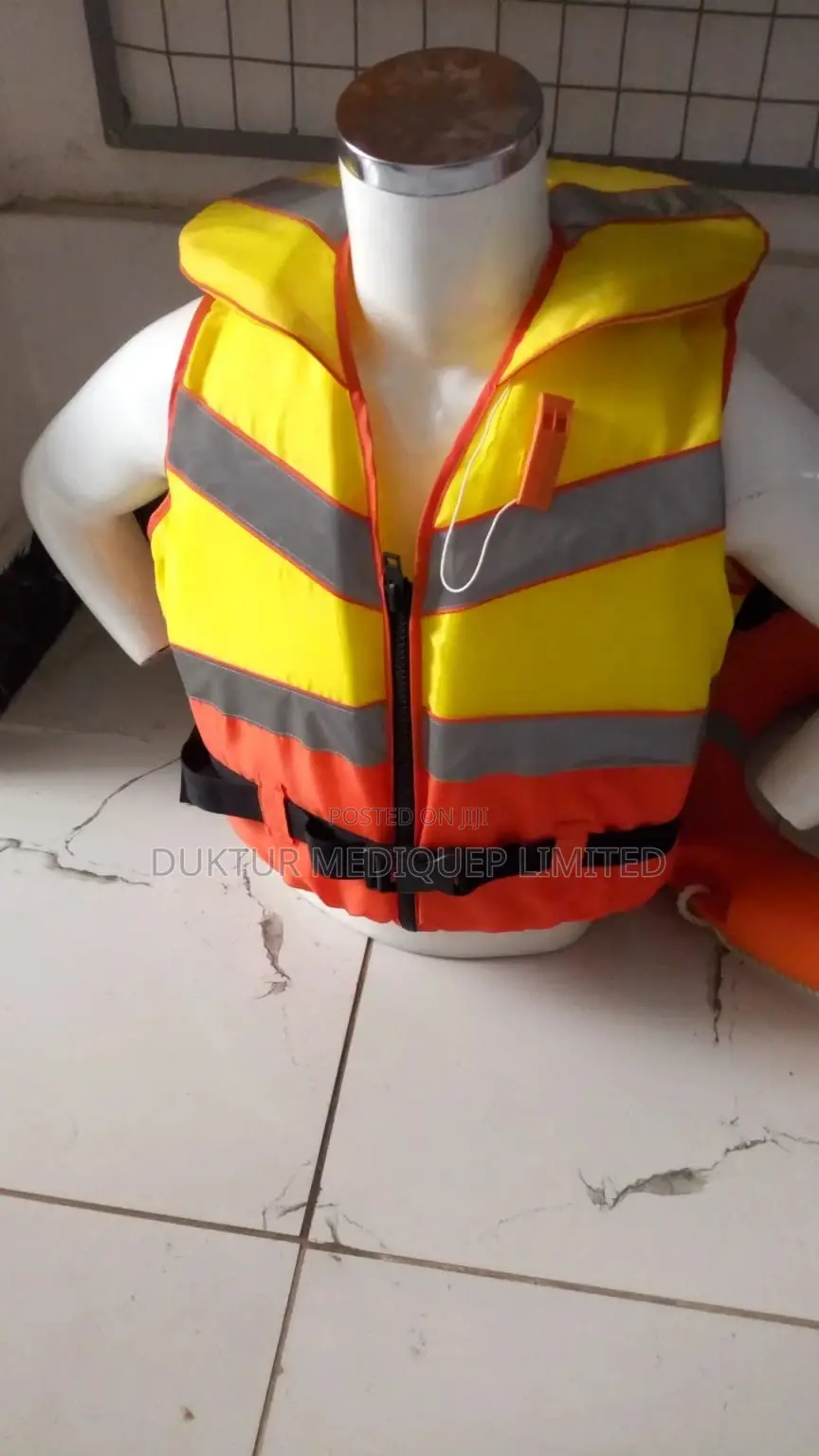 Foam Life Jacket, With Whistle, Belt