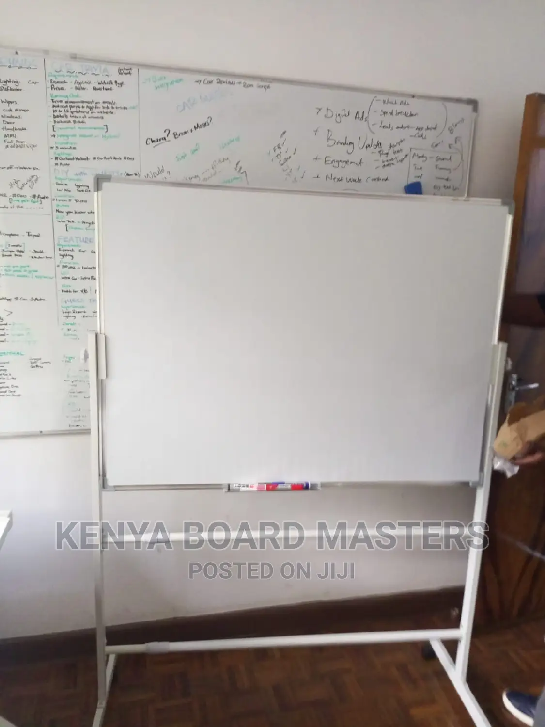 90cm by 120cm White Board on a Stand》White Boards for School