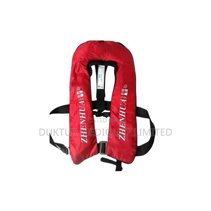 Life Jacket Inflatable C/W Light & Whistle & 33gr Co2 Tank