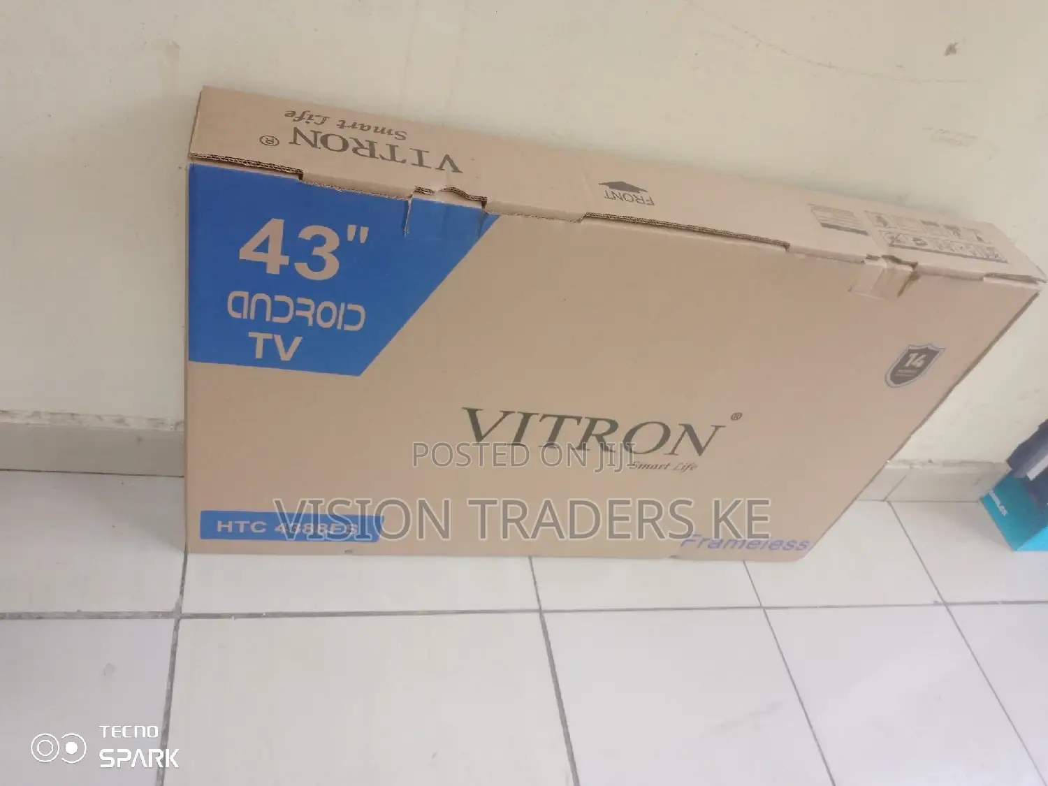 Vitron 43 Inches Android Smart Frameless Tv