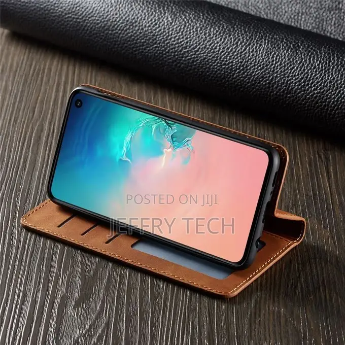 Leather Flip A51 A71 A21s A12 Case for Samsung S21 S20 Fe 9