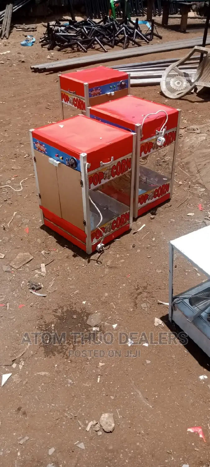 Commercial Popcorn Machine Maker -Red