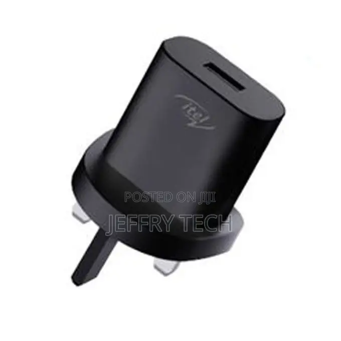 Itel 5W Charger With Free Cable - Black