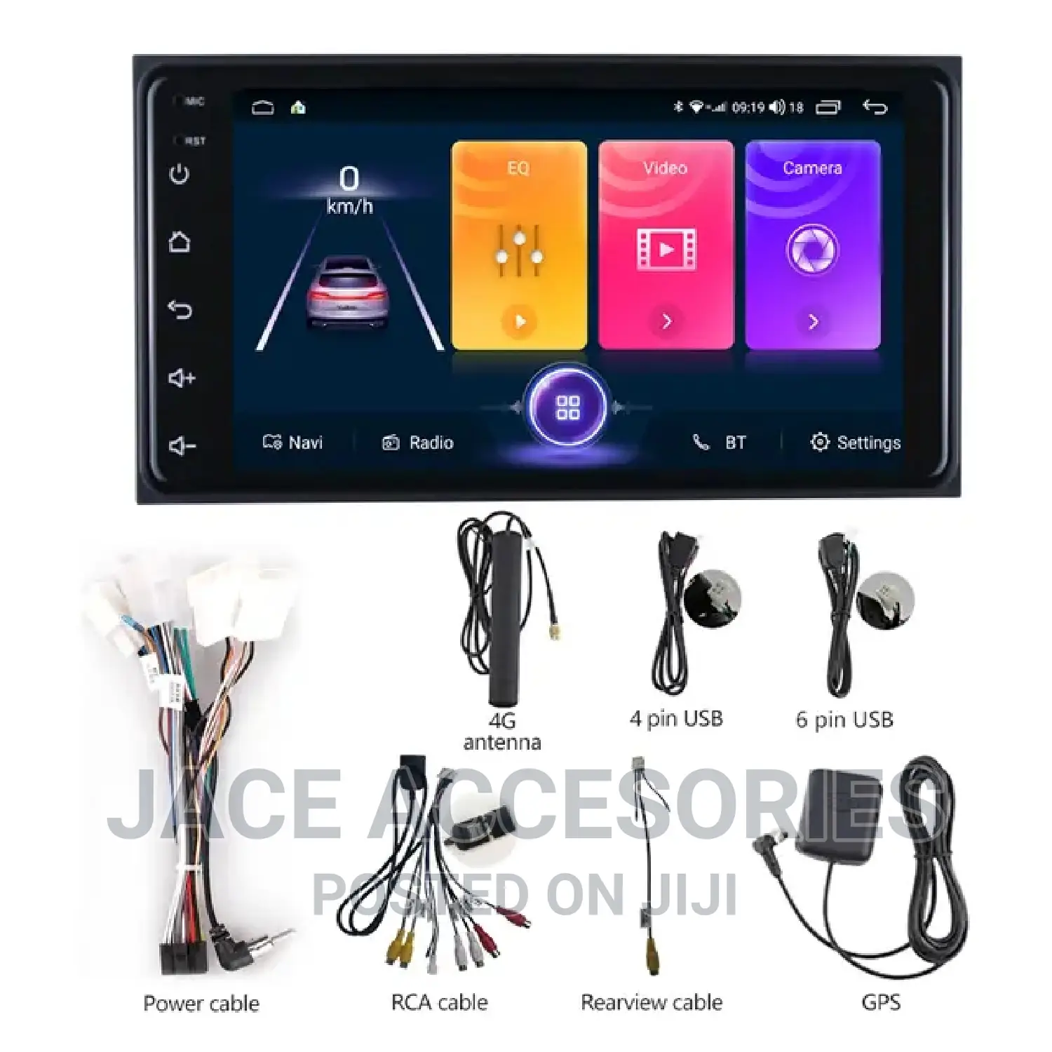 Car 8 Inch Android  4gb +64 Car Radio+Free Gps+ Free Reverse