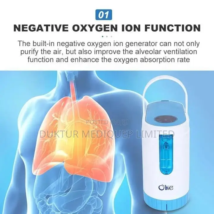 Car Travel Oxygen-concentrator 5l , 60min Battery When Full