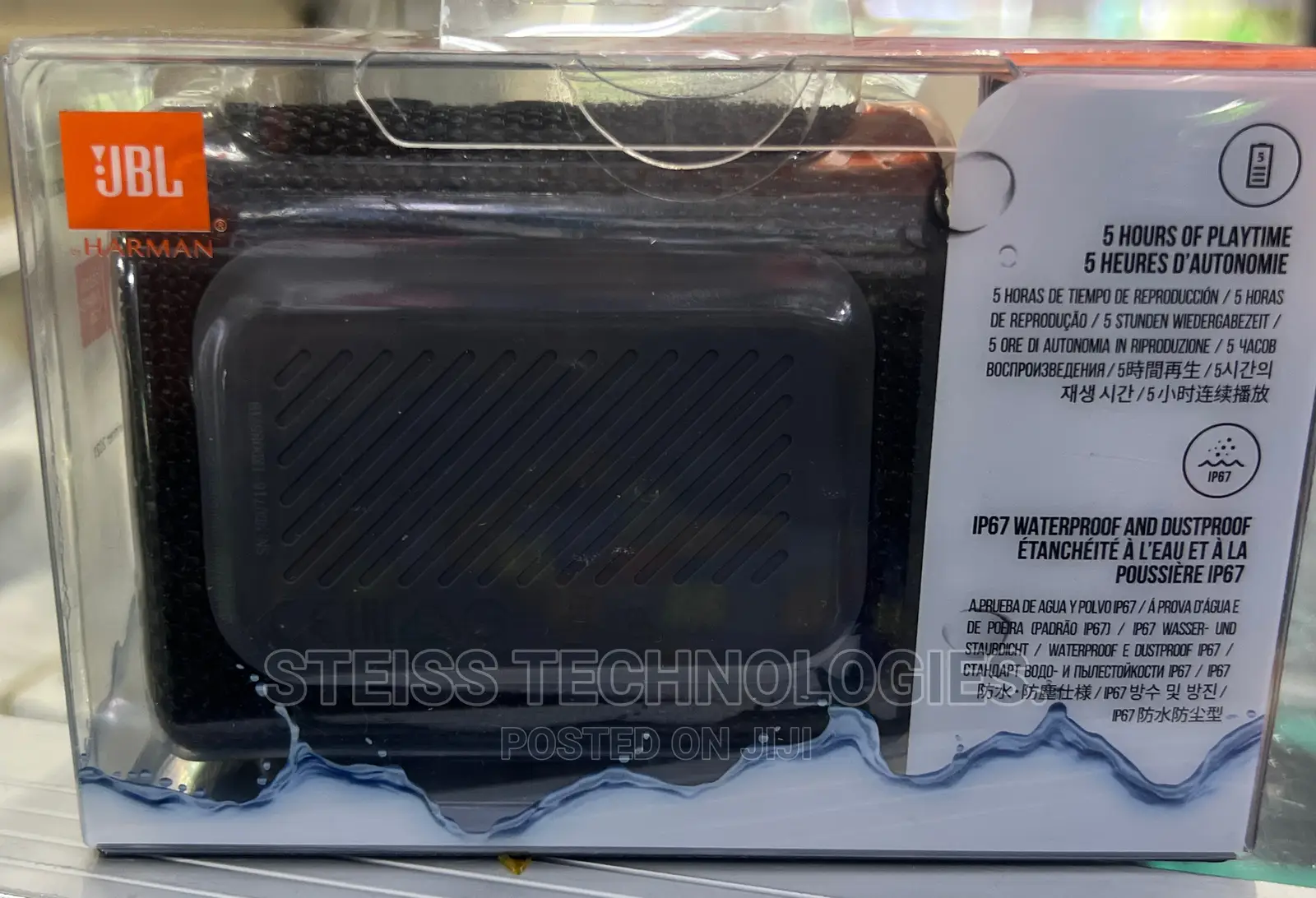 JBL Go3 Wireless Portable Speaker.