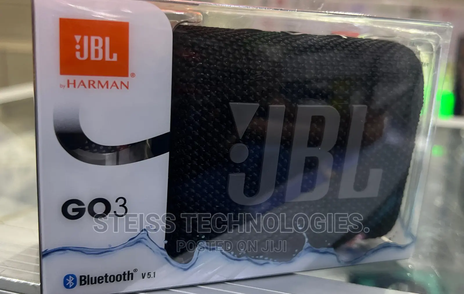 JBL Go3 Wireless Portable Speaker.