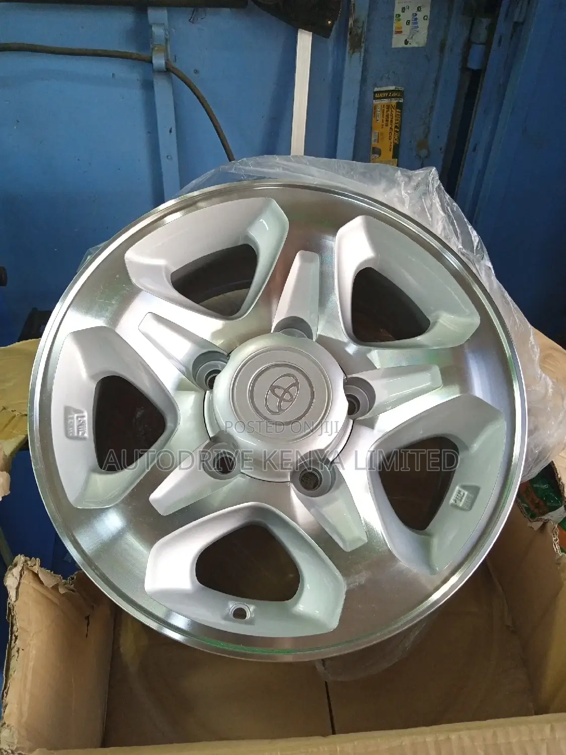 Rim 16" 5holes Silver